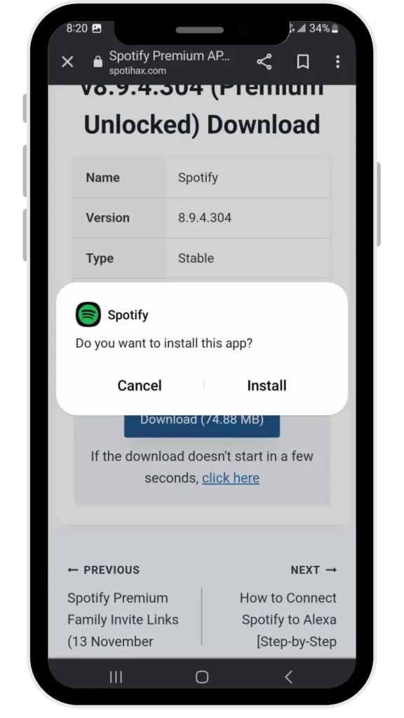 Descargar Spotify Premium APK v8.9.62.566 Todo Desbloqueado 2024 cómo descargar spotify premium apk gratis 3