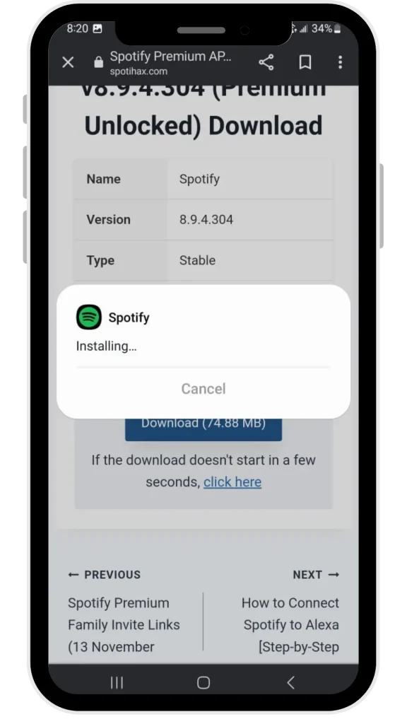 Descargar Spotify Premium APK v8.9.62.566 Todo Desbloqueado 2024 cómo descargar spotify premium apk gratis 4